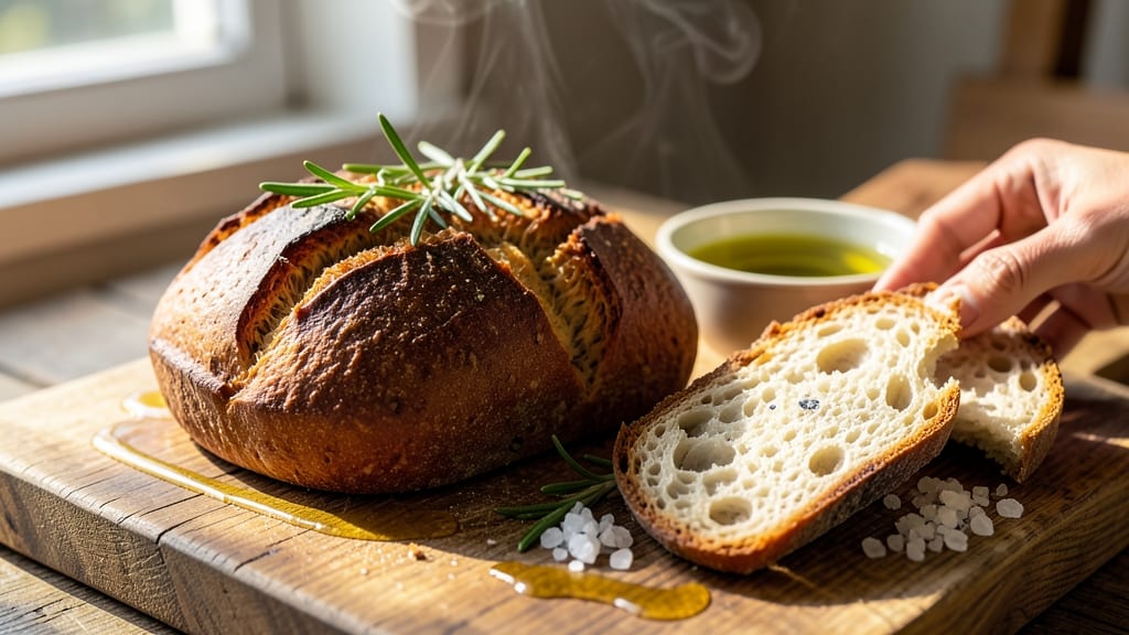 Amazing Homemade Bread Recipe: Crusty Crown With Pillowy Softness Inside