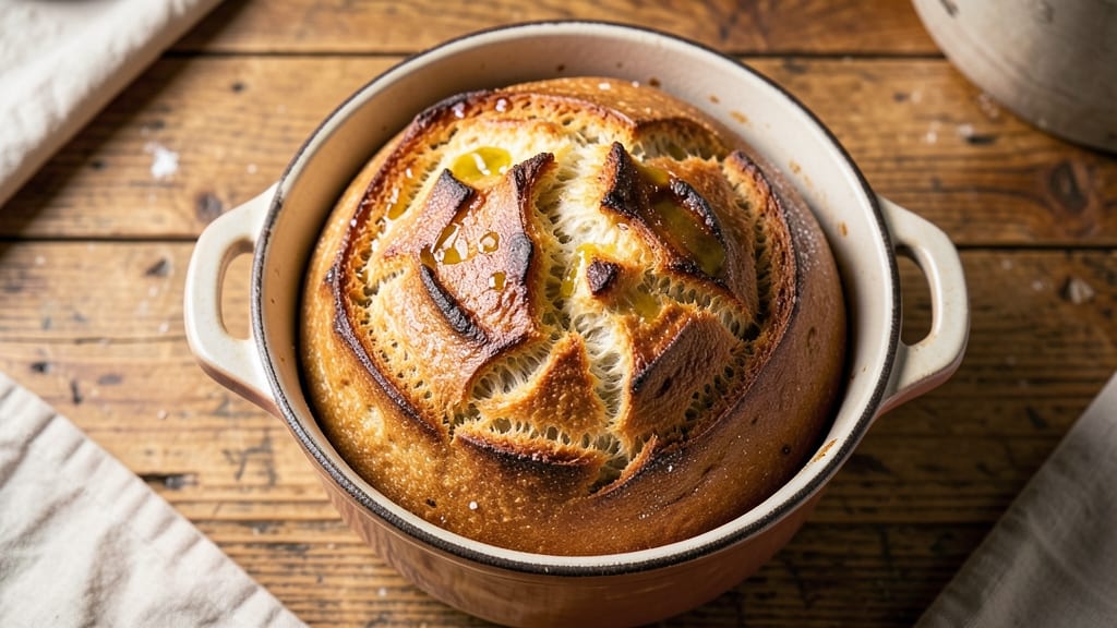 7-Quart Dutch Oven Bread Recipe: Crusty Crown With Pillowy Softness Inside