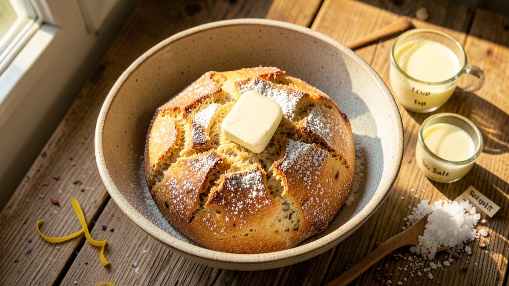 American Soda Bread Recipe: Buttermilk-Light Loaf With No-Knead Ease
