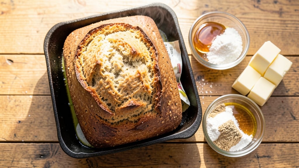 50/50 Bread Machine Recipe: Hands-Off Loaf With Crusty Chew and Soft Crumb