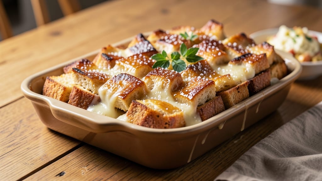 9x13 Bread Pudding Recipe: Vanilla Custard Soaked in Buttery Layers
