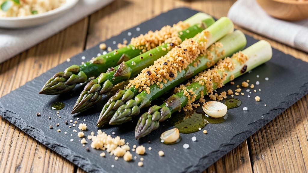 Asparagus with Bread Crumbs Recipe: Crispy-Topped Roasted Bites in 20 Minutes