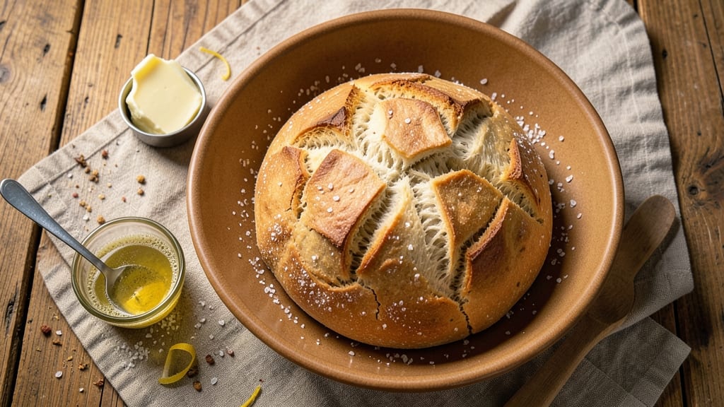 4-Hour Bread Recipe: Slow-Baked Crust With Pillowy Heart