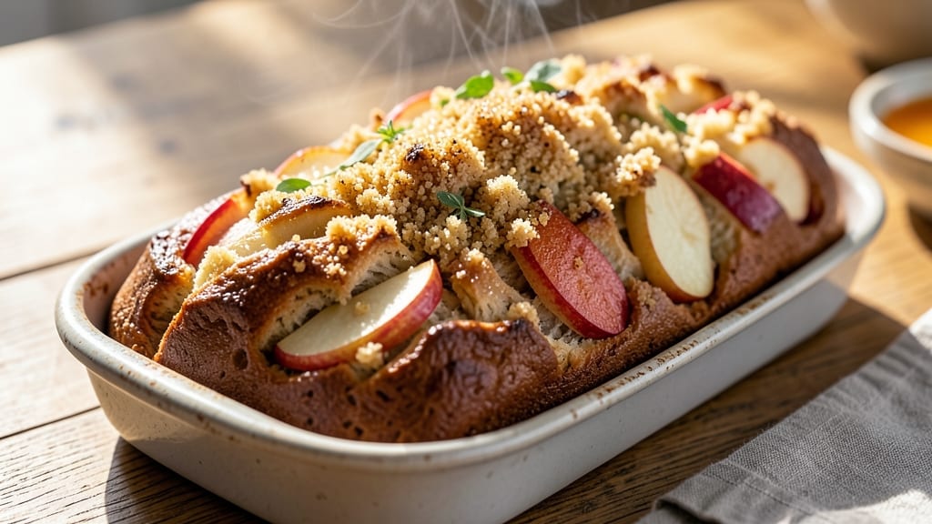 Apple Bread With Crumb Topping Recipe: Buttery Streusel Crown That Shatters