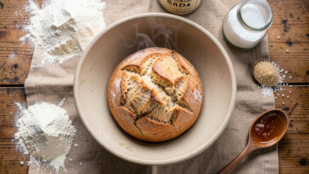 Alkaline Bread Recipe: Effortless Rise With Tangy Crusty Crunch