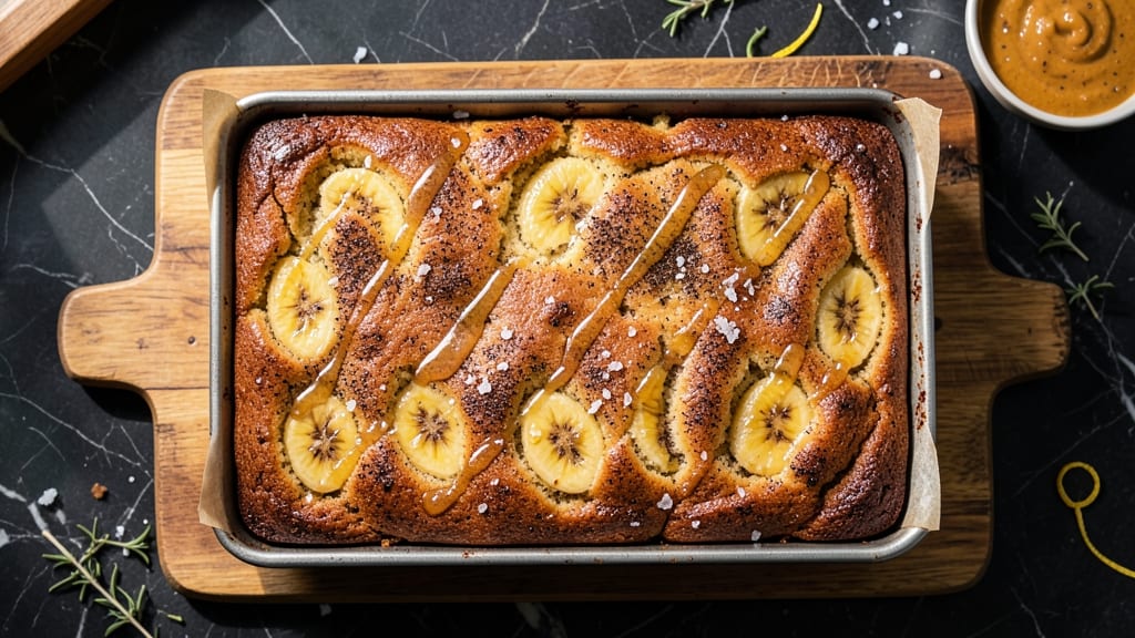 7brew Banana Bread Blondie Recipe: Double-Layered Moisture and Nutty Swirls
