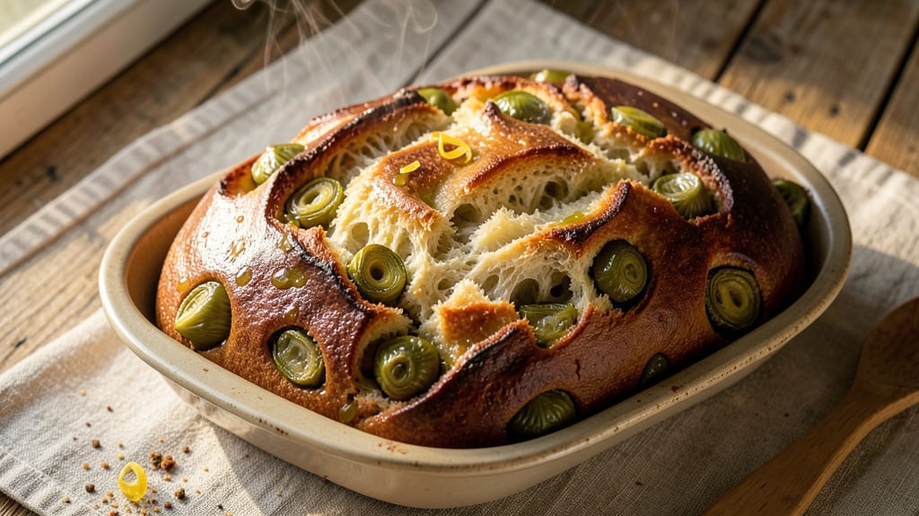 Artichoke Bread Loaf Recipe: Herbed Crust With Tangy, Melty Centers