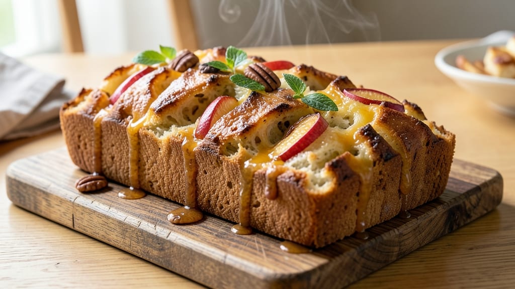 Apple Cheddar Bread Recipe: Buttery Crust With Sharp Cheese Pulls