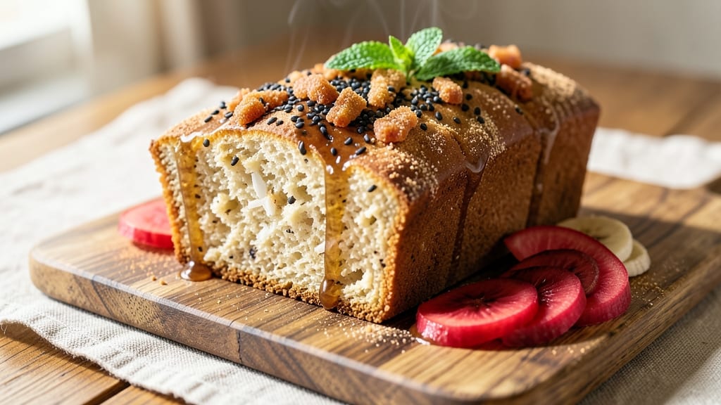 Asian Banana Bread Recipe: Fragrant Cardamom and Coconut Swirl Magic