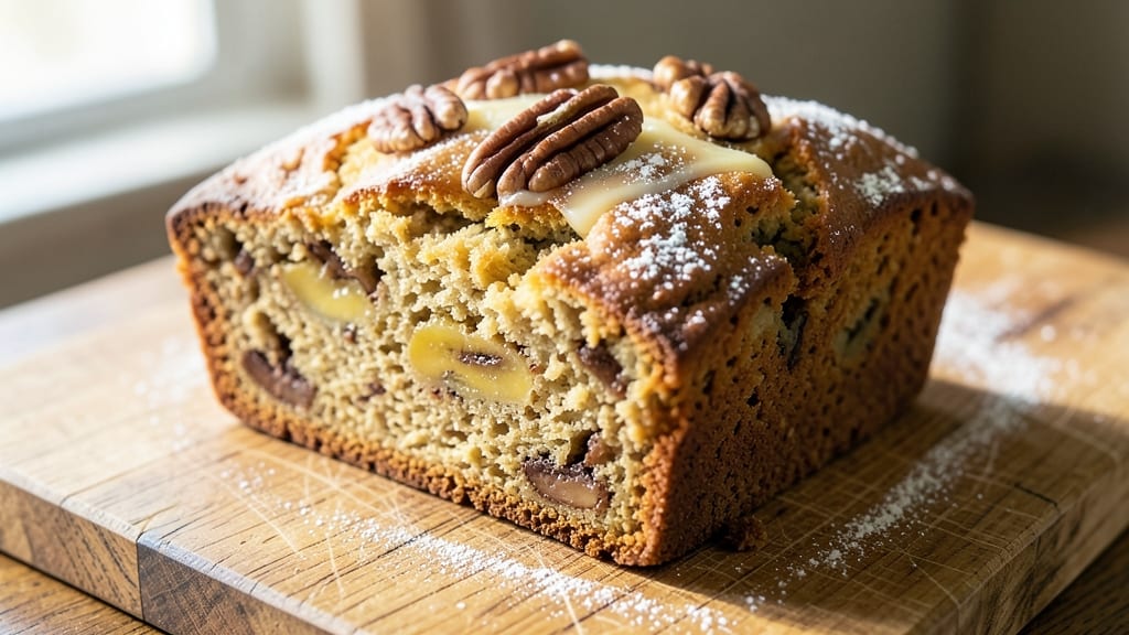 Aunty Sandys Banana Bread Recipe: Moist Crumb With Walnut Swirls and Vanilla Depth