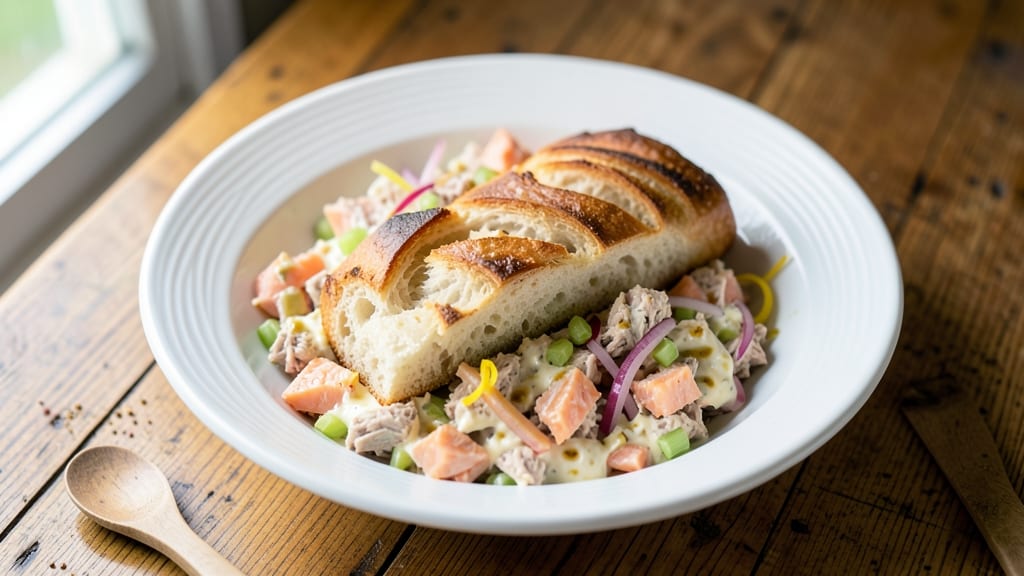Atlanta Bread Company Tuna Salad Recipe: Crispy Crouton-Crusted Creaminess