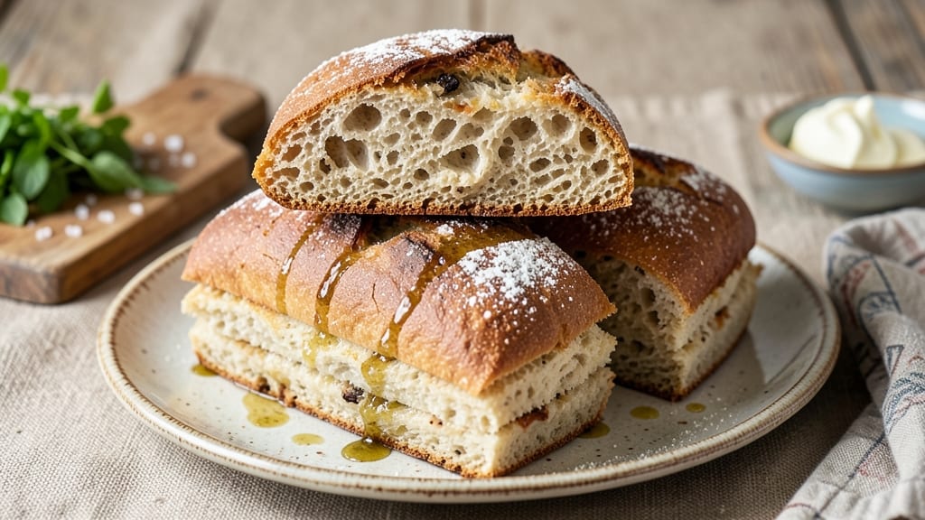 Appsrust Sourdough Sandwich Bread Recipe: No-Knead Loaf With Crusty Bite and Soft Crumb
