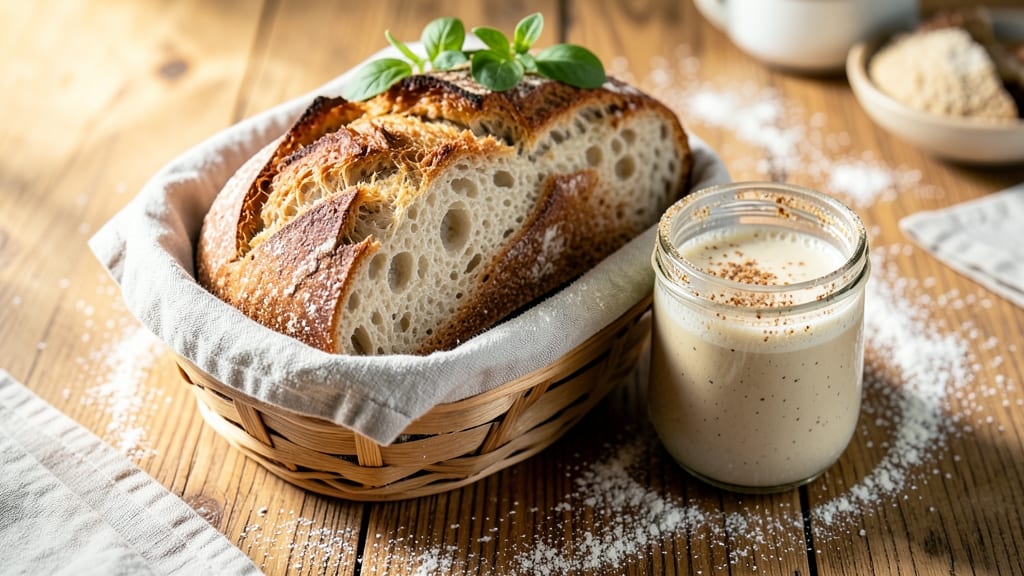 Artisan Sourdough Bread Recipe With Starter: Fermented Flavor With Crusty Crown and Open Crumb