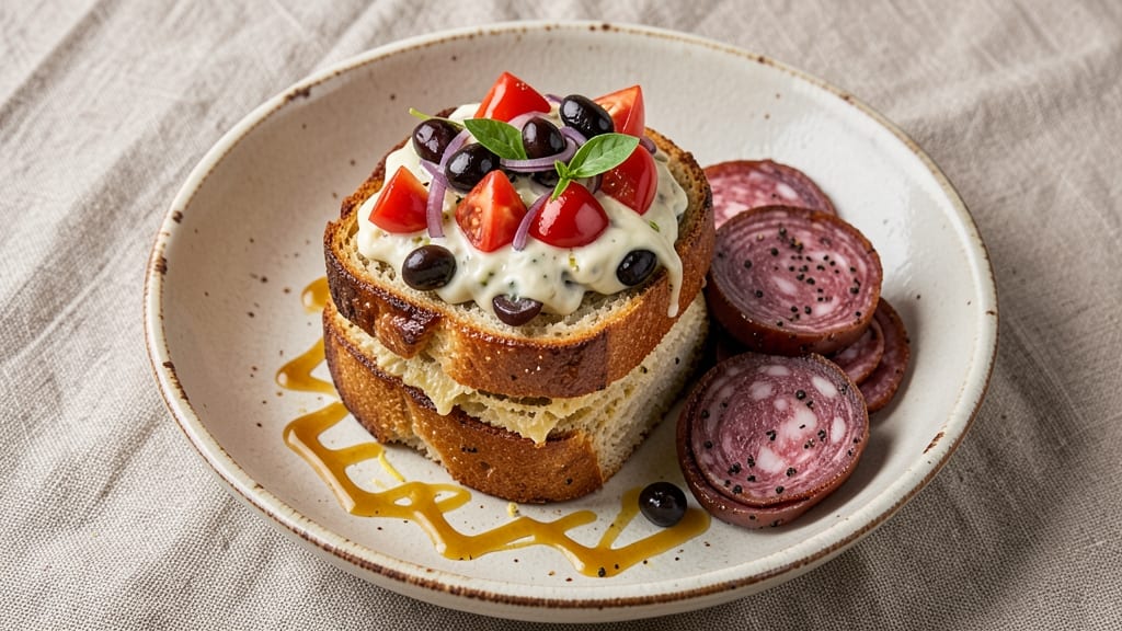Authentic Muffuletta Bread Recipe: Layered Italian Spice and Olive Magic
