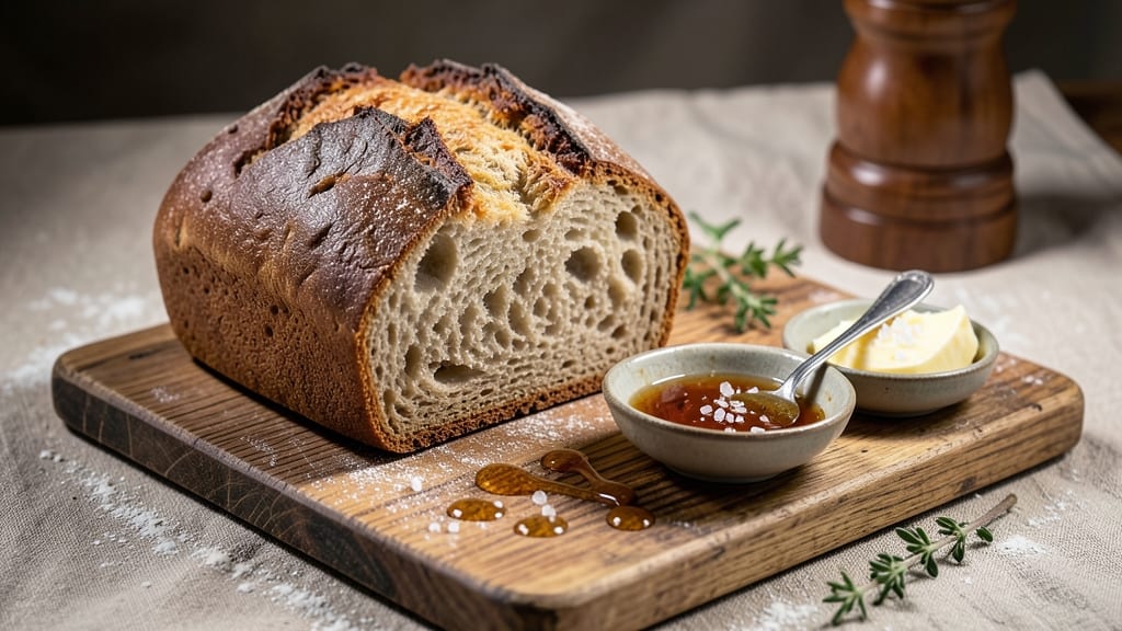 Amish Country Bread Recipe: Rustic Crust With Golden Honey Swirls