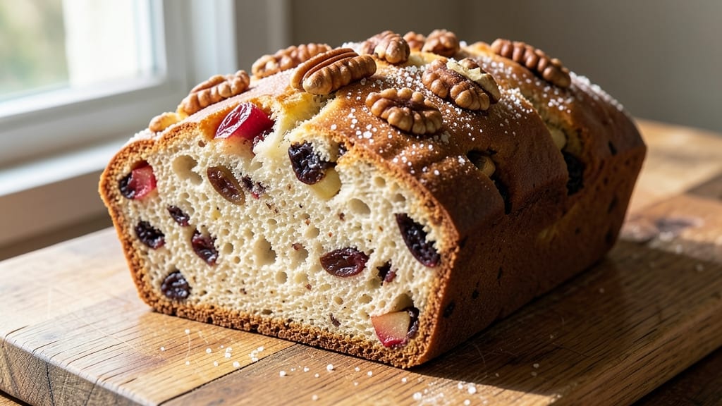 Apple Raisin Walnut Bread Recipe: Spiced Swirls and Crunchy Walnut Pockets