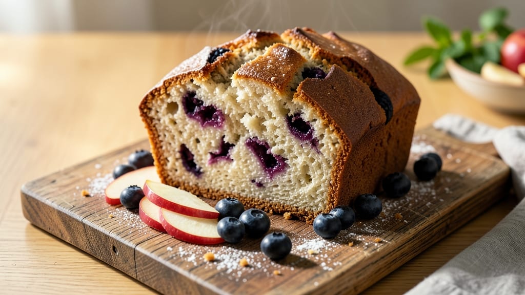 Apple Blueberry Bread Recipe: Sweet-Tart Swirls With Crispy Crown