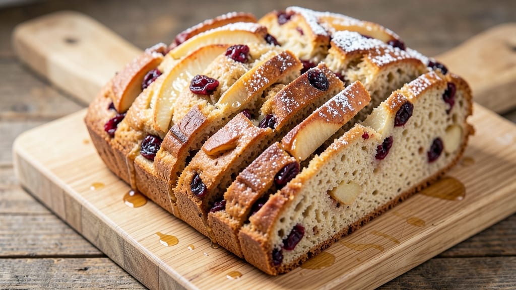 Apple Cranberry Bread Recipe with Dried Cranberries: Tart-Sweet Loaf With Buttery Crust Layers