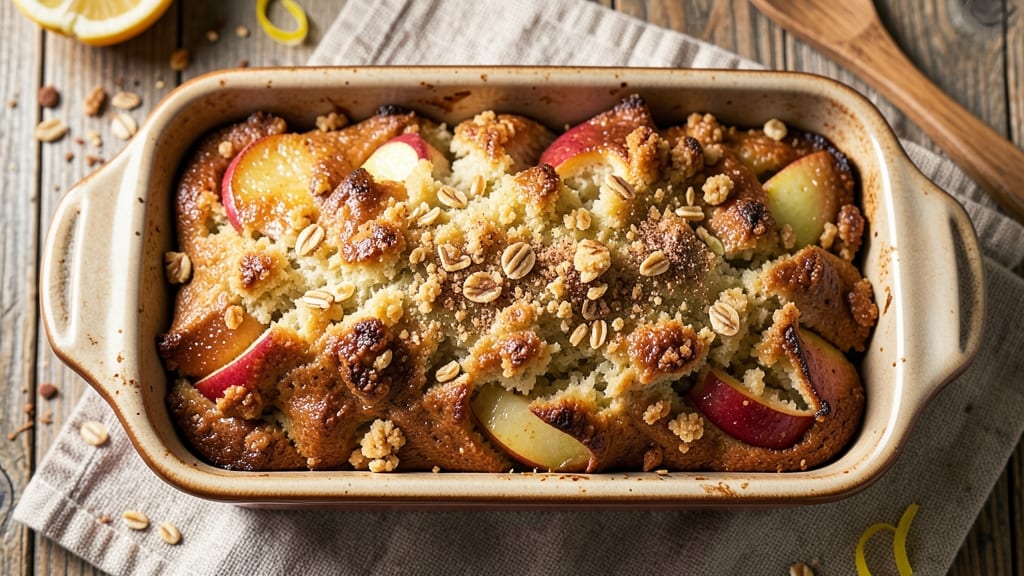 Apple Bread Recipe With Crumble Topping: Cinnamon-Spiced Streusel That Shatters