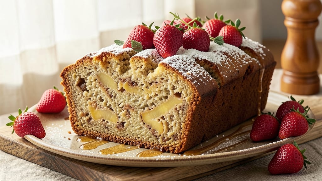Baby Strawberry Banana Bread Recipe: Sweet Berry Swirls and Moist Crumb Magic