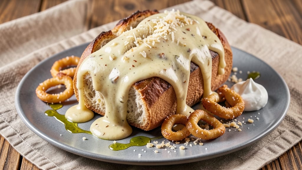 Alfredo Bread Recipe: Cheesy, Garlicky Twist on Classic Garlic Bread
